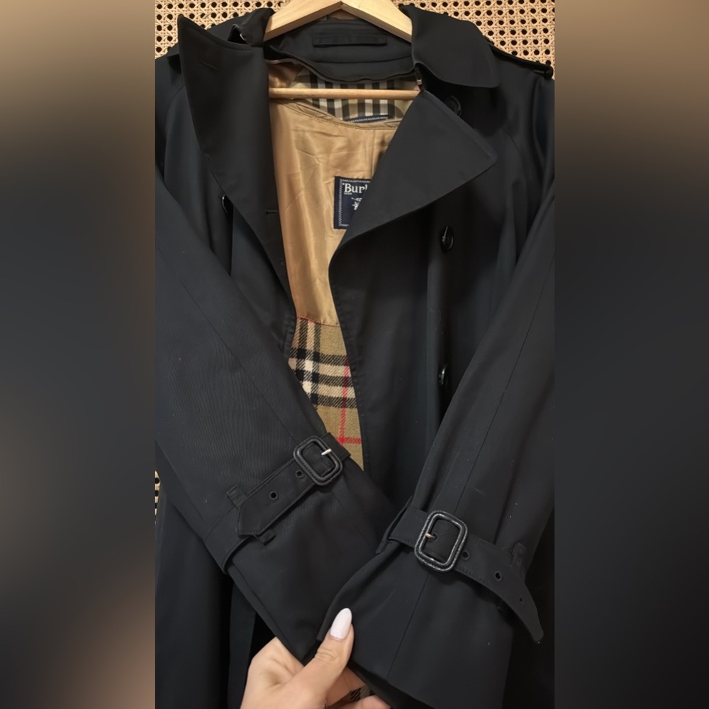 BURBERRY'S NOVA CHECK LINED WITH REMOVABLE PLAID WOOL LINER CLASSIC TRENCH COAT - Picture 14 of 14